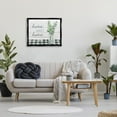 thumbnail image 2 of Stupell Industries Sweet Home Country Tartan Botanical Leaves Vase Graphic Art Jet Black Floating Framed Canvas Print Wall Art, Design by Carol Robinson, 2 of 5