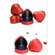 thumbnail image 4 of Caja para anillos con forma de corazón y luz para exhibir anillos y aretes. Estuche para joyas. Rojo, 4 of 9