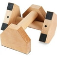 thumbnail image 1 of Soporte para flexiones de brazos Fitness de pino haya Soporte ruso Barras paralelas individuales de madera Soporte invertido Soporte ruso, 1 of 2