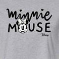 thumbnail image 3 of Disney - Mickey & Friends - Minnie Mouse Original - Juniors Cropped Cotton Blend T-Shirt, 3 of 5