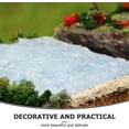 thumbnail image 2 of HUGFEGWE Ripple Water Sheet, 5 Sheets Self Adhesive Coated Paper Water Ripples Sticker, Pearlescent Ripple Stream Plastic Sheet Miniature Lake River Diorama Scene Scenery for Home UA824-18838, 2 of 9