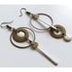 thumbnail image 3 of Xiao Hua Pendientes colgantes de estilo retro, nuevos y únicos, para mujer, estilo étnico bohemio vintage (blancos), 3 of 4