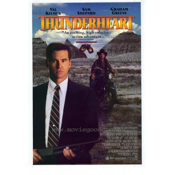 Thunderheart Movie Poster - 27 x 40 in.