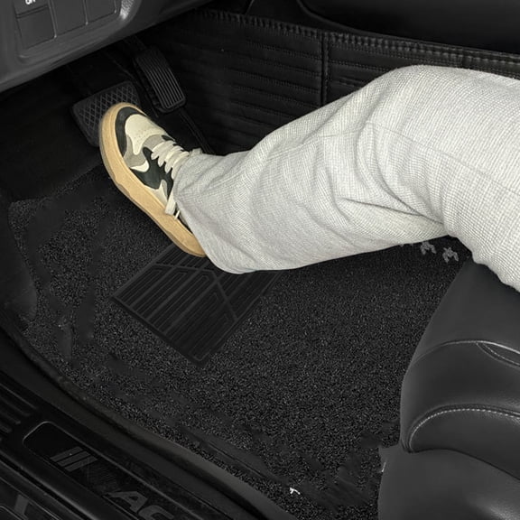HEATSHAKING Black Rubber Car Floor Mat Repair Patch - , Anti- , Easy to Apply Fix for Carpets