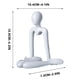 thumbnail image 3 of Adorables figuras decorativas de plástico con forma de pensador, ideales para la sala de estar, estantes decorativos y dormitorios. Fabricadas en plástico resistente, pequeñas y ligeras para, 3 of 8
