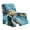 Blue Marble, variant on Chririnla Tropical Leaf Reclining Chair Cover Stretch Single Sofa Seat Recliner Slipcover for Living Room Reclining Sofa Couch Covers Washable Furniture Protector with Pocket 4 Piece 1 Seater