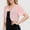 Pink, variant on Women Fashion Solid Mesh Irregular Short Sleeve Loose Cardigan Beach Holiday Tops Tan Sweater Women Loose Cardigan for Women Sweater Dresses for Women Long Cardigans for Women Lightweight Womens Fall