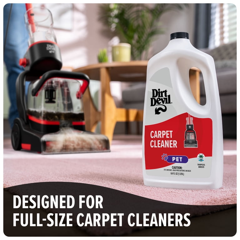 Dirt Devil Pet Upholstery Rug Cleaner Machine Solution, 64oz