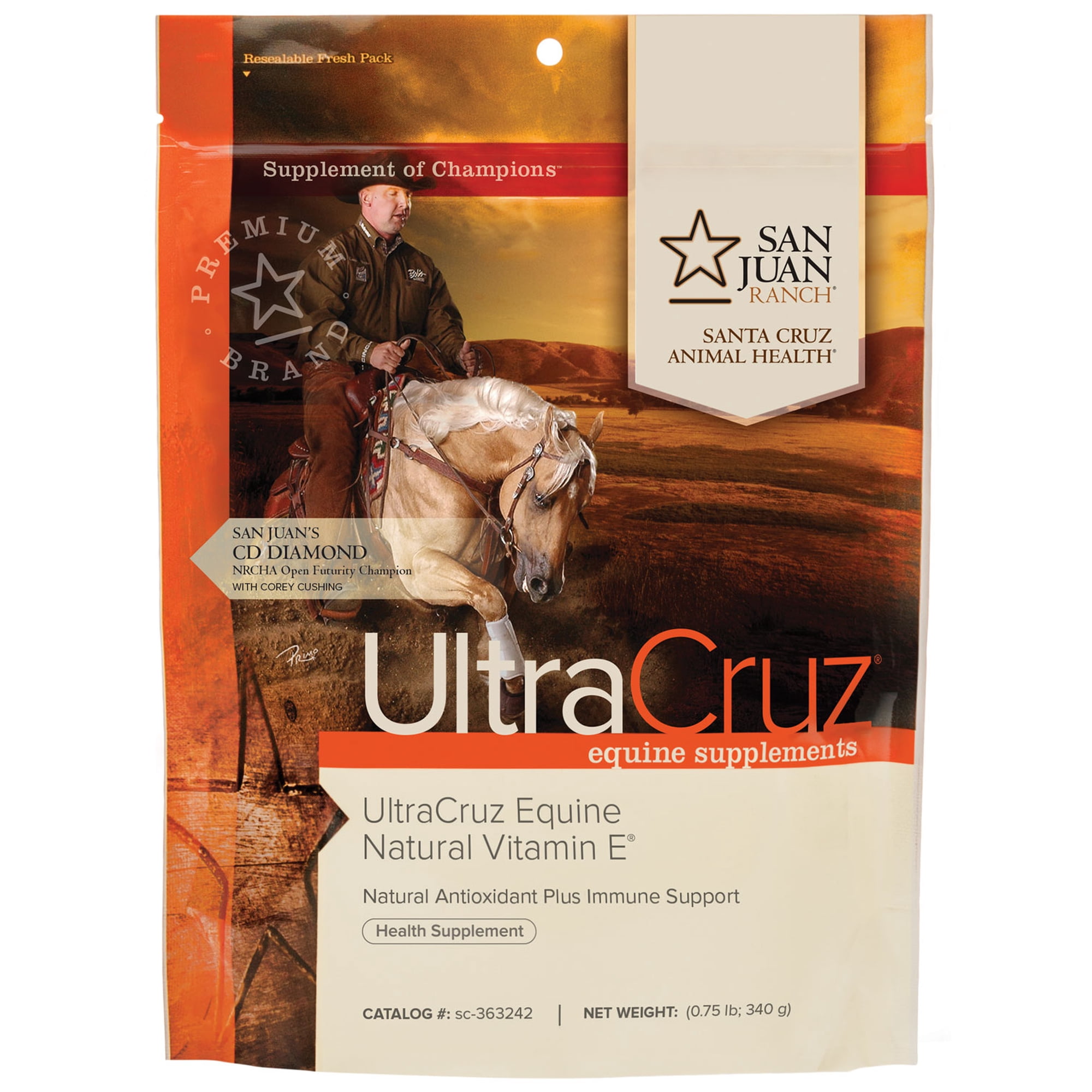 UltraCruz Equine Natural Vitamin E®, Powder, 0.75 lb