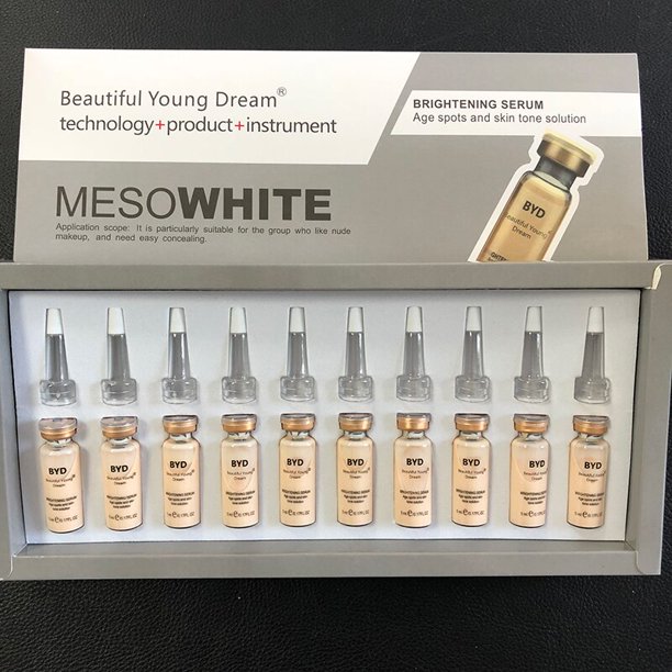 5ml Treatment Foundation Makeup BB Cream White Cosmetics Natural Whitening Cream Base Liquid Whitening Serum MTS for Beauty Care yaoshenbao LED