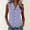 Blue, variant on Womens Red Sleeveless Blouse with Vertical Stripes - Peter Pan Collar Soft Stretchy Top S-XXXL,Size S