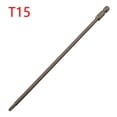 thumbnail image 2 of 1/6 Pcs 200mm Tournevis Magnétique Torx en Acier Allié T15, 2 of 10