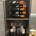 thumbnail image 3 of Modern Simple Metal S-shaped Wine Rack Wine Cabinet Study Living Room Restaurant Desktop Decorative Ornaments Decor, 3 of 6