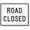 Color 567, variant on Safety Sign - Road Closed.8x12 Inch Metal Tin Sign UV Protected and Weatherproof,Notice Warning Sign