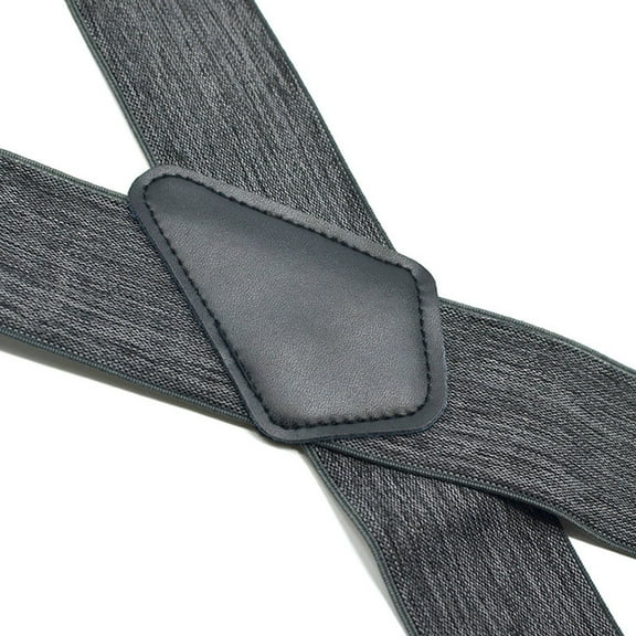 2DXuixsh Pants for Women Pants Suspenders Suspenders Adjustable Men Casual Strap Unisex Braces Soild Accessory Mens Leather Suspenders with Belt Women's Pants Polyeste Grey One Size