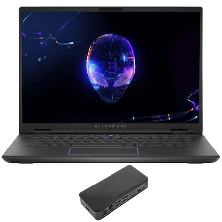 Alienware m16 R2 Gaming Laptop (Intel Ultra 7-155H 16-Core, 16.0in 240 Hz Wide QXGA (2560x1600), GeForce RTX 4070, 16GB DDR5 5600MHz RAM, 2x512GB PCIe SSD RAID 0 (1TB), Win 11 Pro) with USB-C Dock