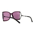 thumbnail image 2 of Womens Squared Butterfly 90s Chic Designer Sunglasses All Purple, 2 of 4