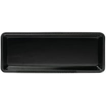 Elite Global Solutions M1562-B Black Melamine Serving Tray 15"L x 6"W x 2"H