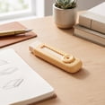 thumbnail image 6 of WWC Retractable Push Pull Erasers, Cute Refillable Sliding Pencil Erasers with Lock, Soft Erasers for School and Office Stationery, Orange, 6 of 6