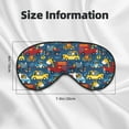 thumbnail image 5 of Naloa Vehicles Cartoon with Funny Drivers,Animal Drivers Print Sleep Mask for Sleeper, Light Blocking Sleeping Eye Mask for Women Men, Eye Shade with Adjustable Strap for Travel, Nap,Meditation, 5 of 7