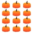 thumbnail image 1 of Halloween Decoración Paquete de 12 luces de vela electrónicas Led de atmósfera de fiesta de Halloween Decoración luminosas simuladas(Buy 2 save 10%), 1 of 9