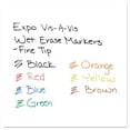 thumbnail image 3 of 1PC EXPO Vis-a-Vis Wet Erase Marker, Fine Bullet Tip, Assorted Colors, 4/Set, 3 of 3