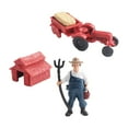 thumbnail image 4 of Kokiya Mini Barn Farm Toys Playset Educational Toy Farm Animals Figurines Set for 3 4 5 3Pcs, 4 of 9