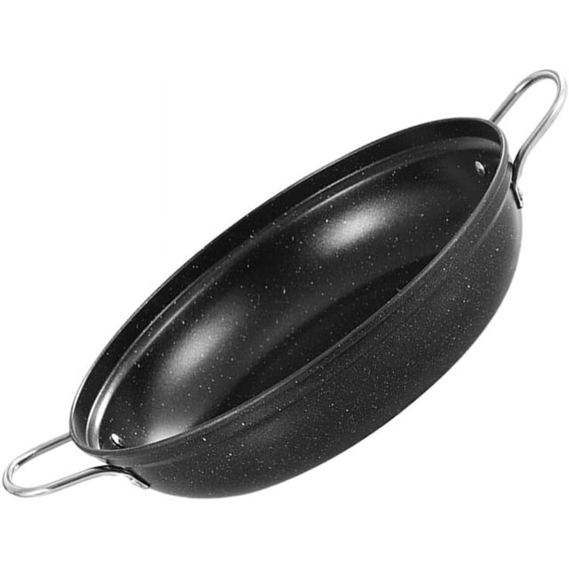 Large Capacity Shallow Soup Hot Pot Work on Wok Stainless Steel Pan Vegetable Pan for Kitchen Stock Pot Korean Pot Home Cooking Pan Cooking Tool Cookware Cooking Pot Household Iron