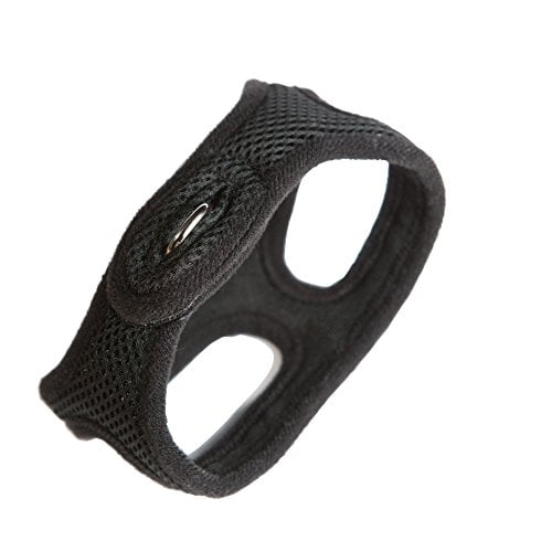 ChokeFree Velpro Mesh Pet Shoulder Harness Collar, 14", Black