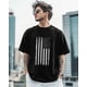 thumbnail image 5 of Camisetas para hombre, camisetas grises de manga corta con bandera estadounidense y cuello redondo, camisetas informales holgadas para adolescentes y niños., 5 of 8
