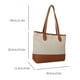 thumbnail image 3 of Bolso vagabundo de moda para mujer de paja para axilas de gran capacidad para regalo (marrón), 3 of 8
