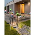 thumbnail image 1 of 8PCS Solar Swaying Lights Colorful Starburst Swaying Lights Solar Garden Firefly Path Lights, 1 of 8