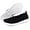 B/Black, variant on Women's Slip on Loafer Shoes - Mesh Casual Ballet Flat Nurse Walking Sneakers Knit Round Toe Memory Foam Casual Shoes