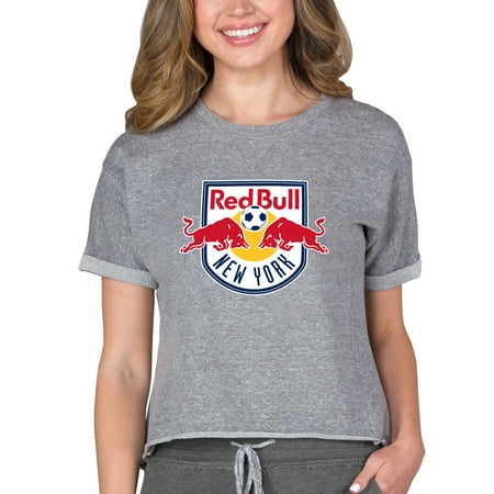 Women s Concepts Sport Gray New York Red Bulls Mainstream Terry Top