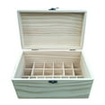 thumbnail image 1 of Organizador De Caja De e Esencial De Madera - Caja Portátil De 28 Ranuras Bolas De Rodillos Botellas Soporte De Caja Organizador De Caja De Sunnimix Almacenamiento de aceite esencial de madera, 1 of 8