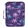 thumbnail image 2 of Haosy Accordion File Organizer Zipper Binder 500 Sheet 6-Tab Expanding File Folder Multi-Pocket 1.2 Inch 3 Ring Pink Blue Plam Tree, 2 of 7