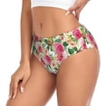 thumbnail image 2 of Fotbe Rose Flowers Calzones Estampados para Mujer – Ropa Interior de Algodón, Cómoda, Suave y Elástica-Large, 2 of 6