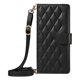 thumbnail image 5 of For Honor X5b X5b Plus Wallet Case Rhombus Leather Phone Cover - Black, 5 of 5