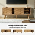thumbnail image 5 of Modern 63" TV Stand for TVs up to 70" with Geometric-patterned Seadrift, 5 of 8