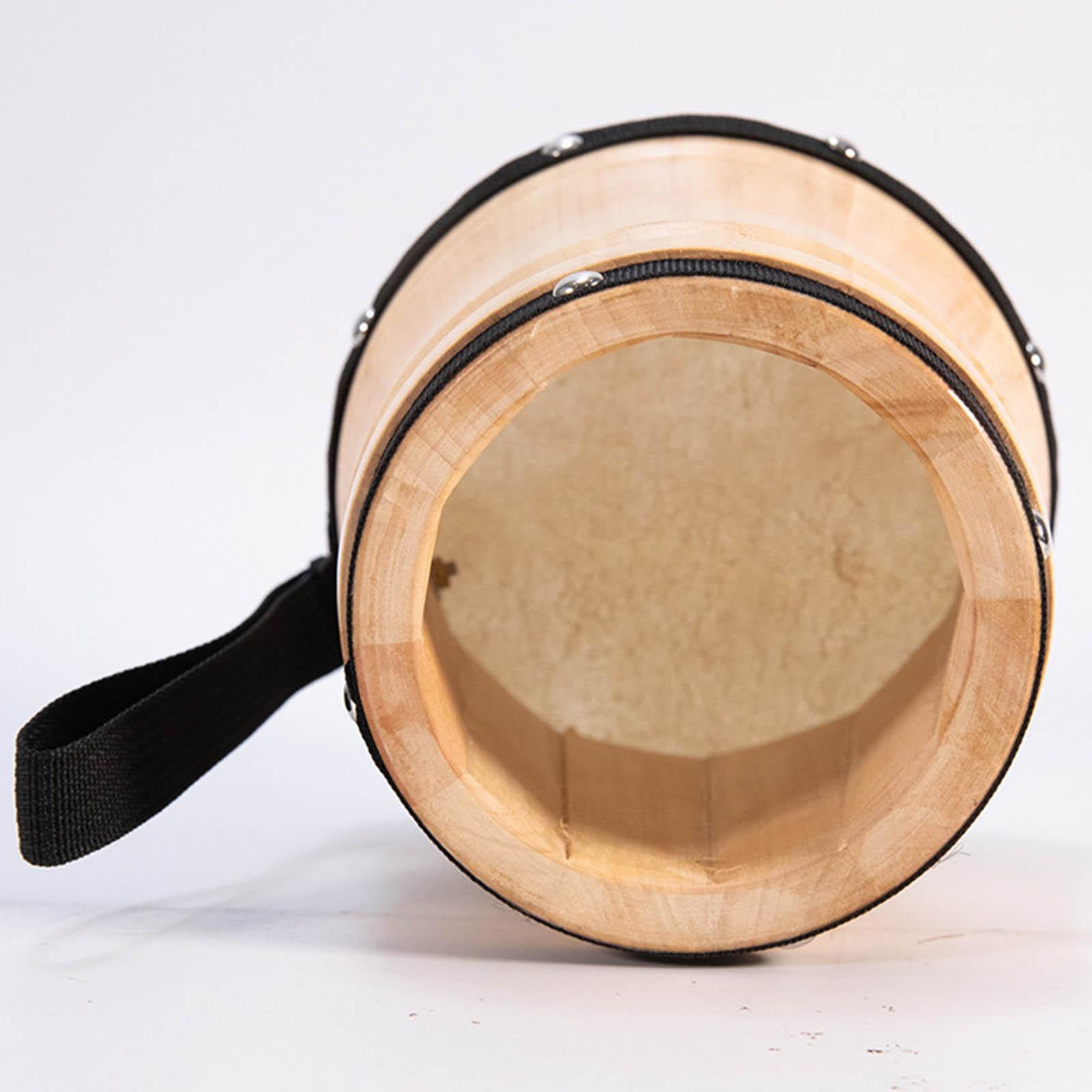 Wood s Drum 15x15cm Wood Painted Drum Percussion Instruments Drum Musical Instrument Hand Drum for Kids Adults Beginners
