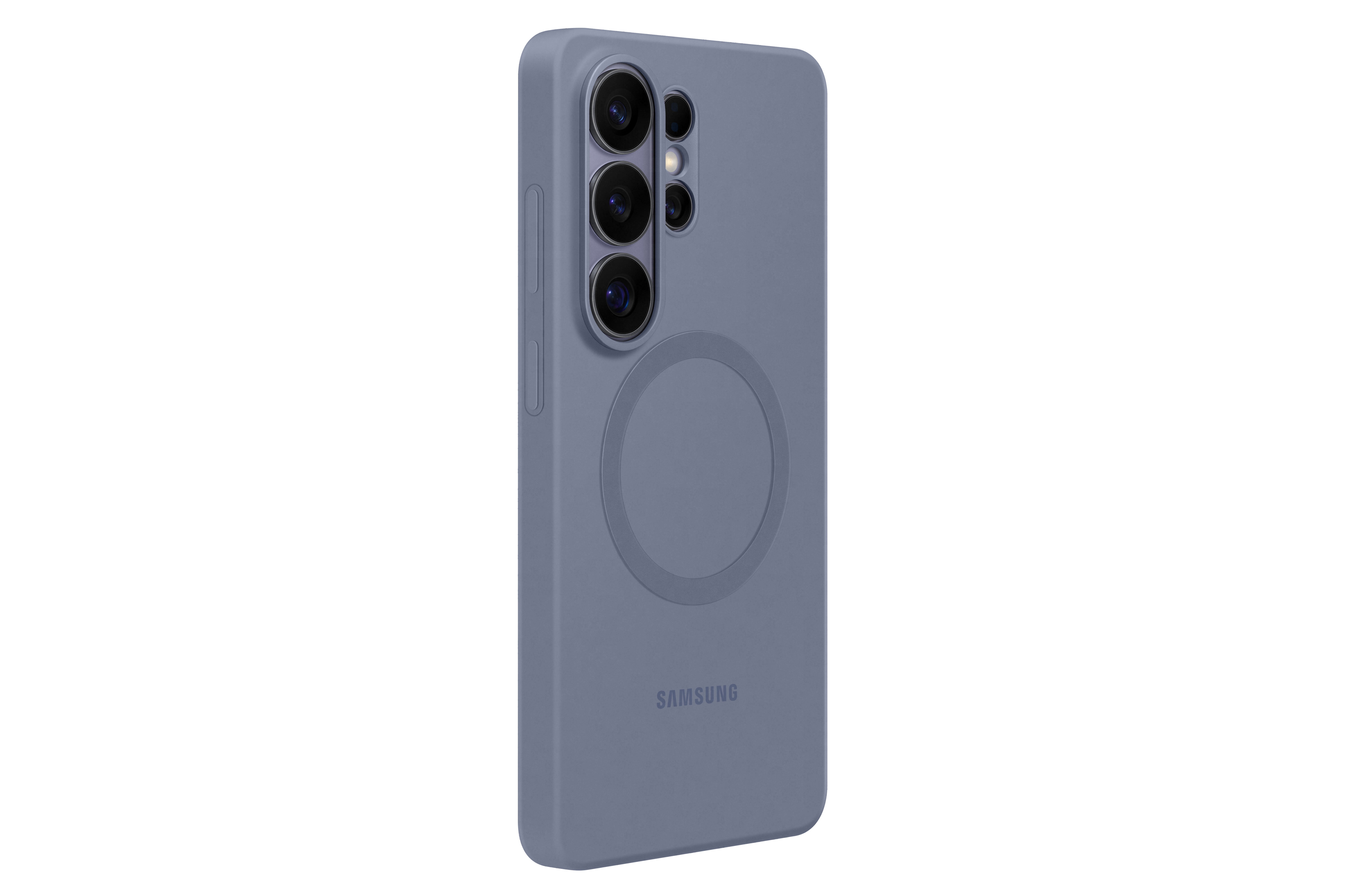 Samsung S26 Ultra Silicone Magnet Phone Case, Blue Violet
