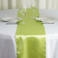 thumbnail image 2 of Efavormart Pack of 5 | Premium SATIN Table Top Runner For Weddings Birthday Party Fit Rectangle and Round Table 12" x 108"  Lime Green, 2 of 10
