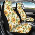 thumbnail image 4 of XYZCANDO Sunflower Butterfly Print Car Front Seat Covers for Woman Soft Auto Seat Cover Waterproof Comfortable, for Truck SUV Van, 4 of 10