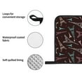 thumbnail image 4 of Salouo Eiffel Tower for Oven Mitts and Potholders BBQ Gloves-Oven Mitts and Pot Holders Non-Slip Cooking Gloves for Cooking Baking Grilling (4-Piece Set), 4 of 6