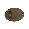 thumbnail image 2 of Western Plain Oval Hammered Vintage Belt Buckle, 2 of 2