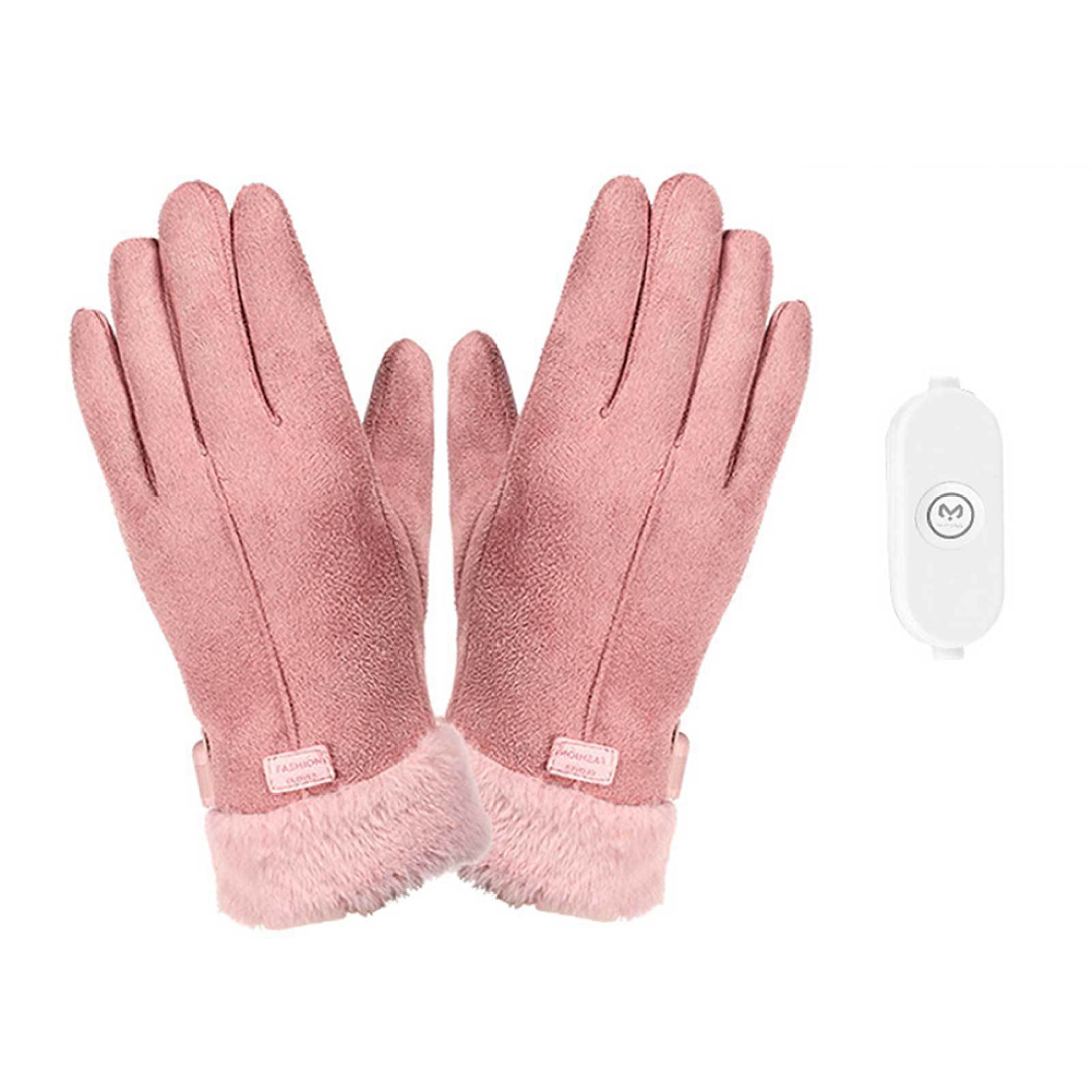 EUBUY Women Heated Gloves Liners USB Electric Heating Mittens