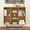 Natural-7 Cube, variant on Manxile 3 Tier Cube Bookshelf, Retro Wood Bookshelves Storage Organizer Shelf, Freestanding Open Book Shelves