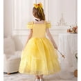 thumbnail image 5 of HAWEE Princess Dresses for Girls Princess Costume Kids Off Shoulder Halloween Birthday Party Dress Up Clothes, 5 of 6
