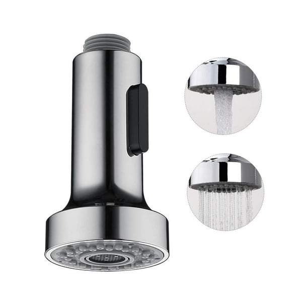 HOMELODY Pull Down Faucet Replacement Head, 2 Functions Kitchen Faucet  Sprayer Head, G 1/2 Pull Out Spray Head for Kitchen Faucet, Chrome Kitchen  Sink ...