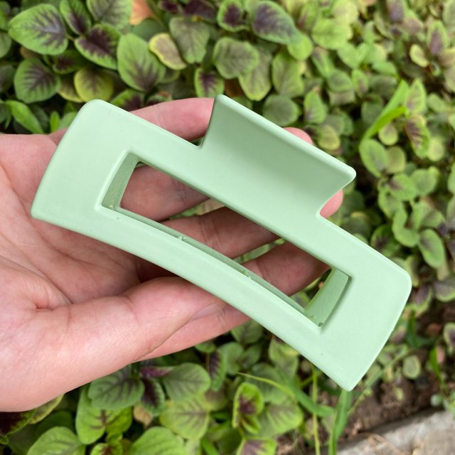 Pinza cuadrada para el pelo, pinza para el pelo, pinza para la parte posterior de la cabeza, sencilla, elegante, grande, pinza para el pelo, pinza para el baño con forma de tiburón